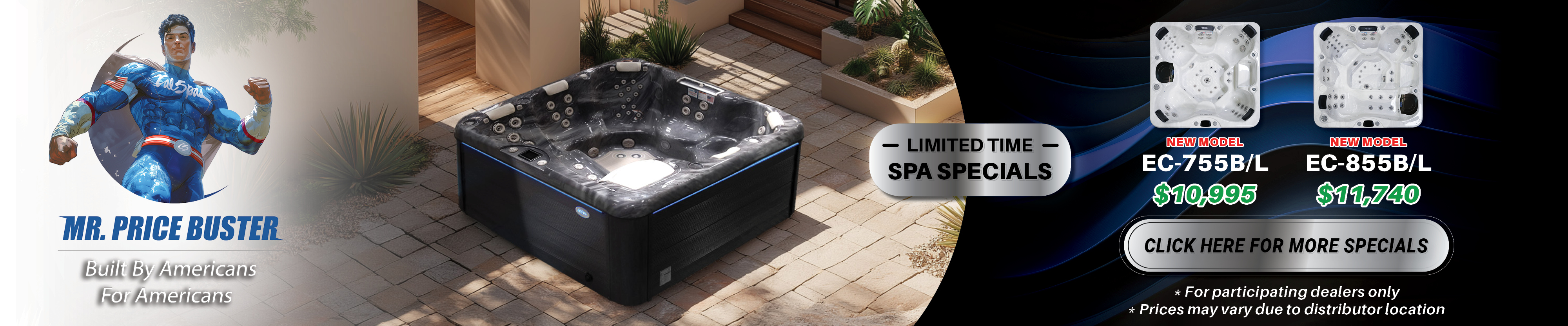 Calspas hot tub being used in a family setting - Jupiter